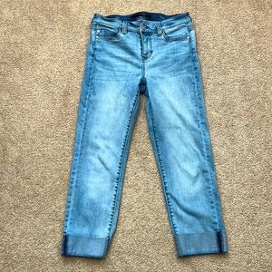 Liverpool Mid Rise The Crop Cuffed Jeans